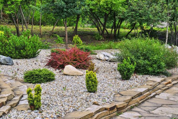 Rock Landscaping in Tomball
