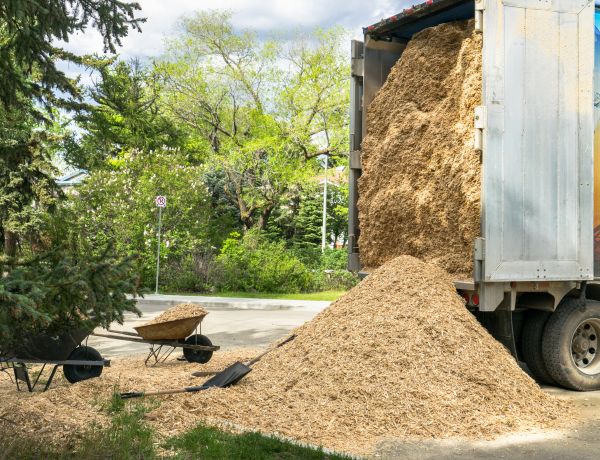 Wood Chips Delivery in Tomball