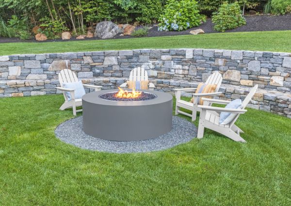 Fire Pit Landscaping in Tomball
