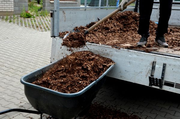 Playground Mulch Delivery in Tomball
