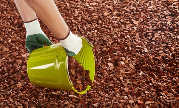Wood Chip Landscaping in Tomball