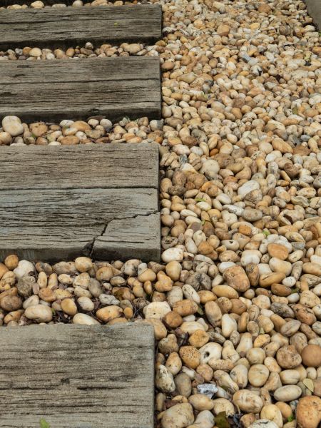 Pea Rock Installation in Tomball