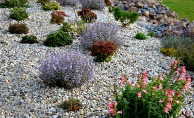 Decorative Gravel Installation